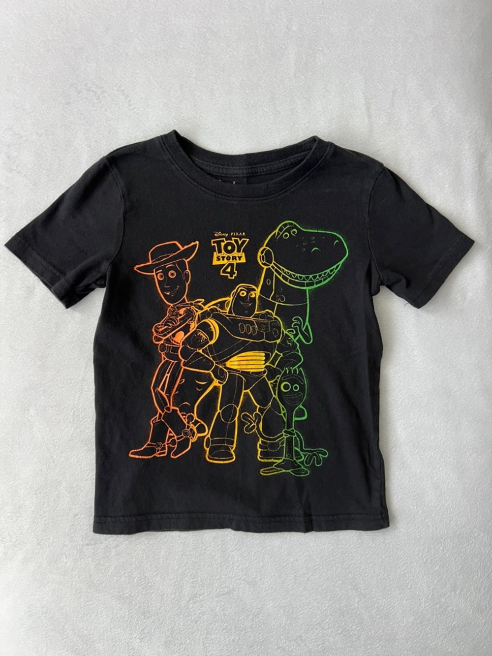Disney Black Softest Tee - Toy Story 4